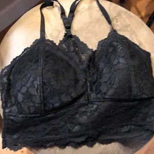 Black lace Bralette
